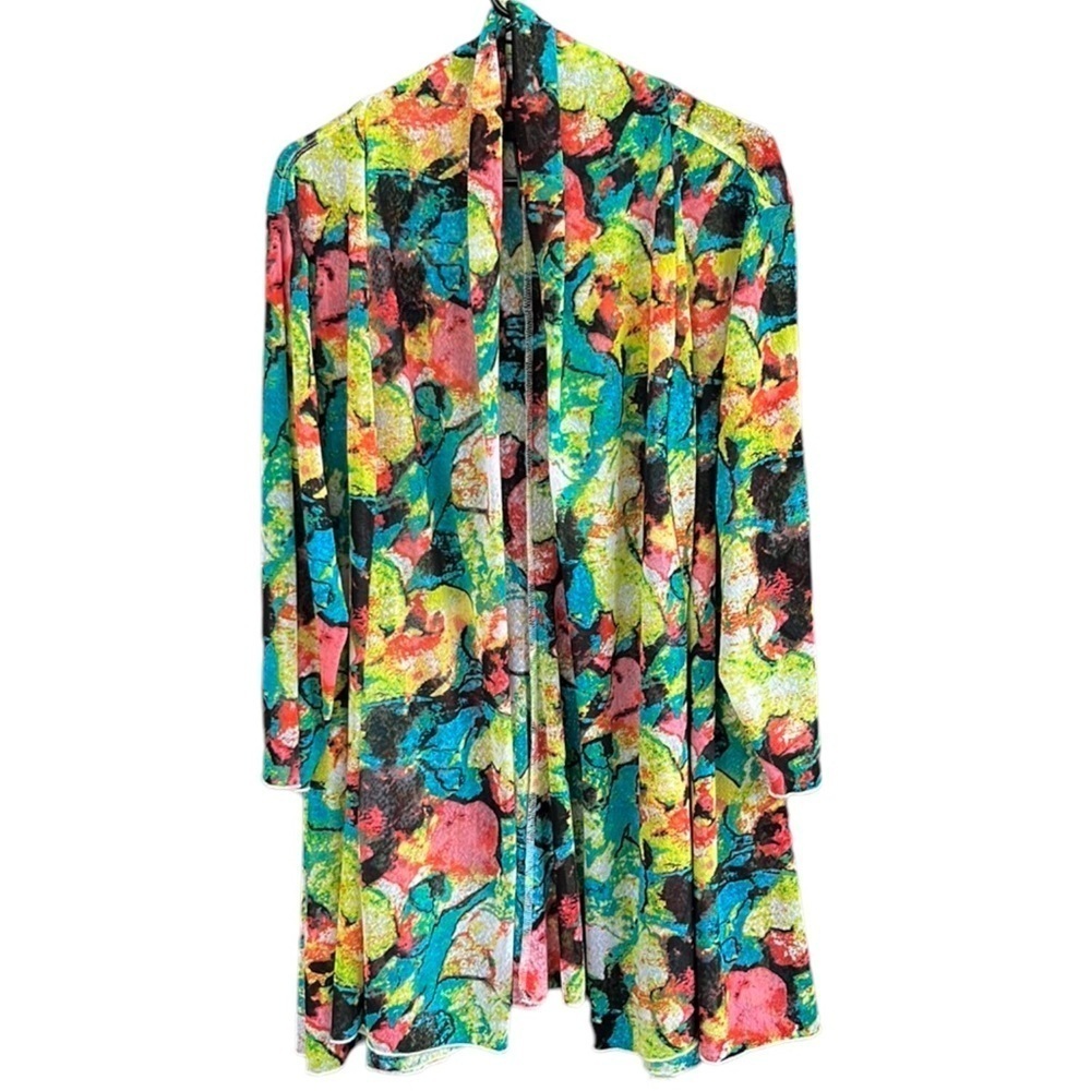 Like New Ali Miles Open Front Duster Top Size 1X